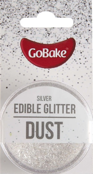 GB Edible Glitter Dust- Silver