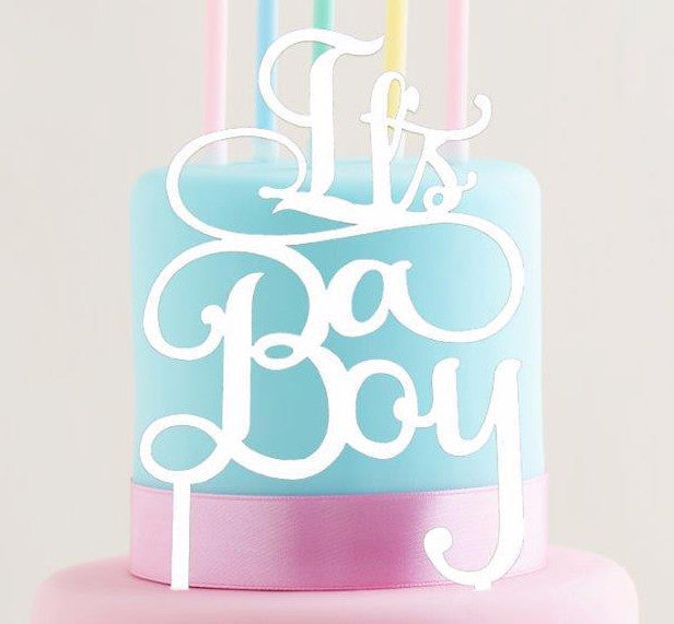 "It's A Boy" Topper , Decoration