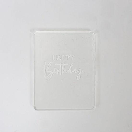 Coo Kie Embosser- Happy Birthday