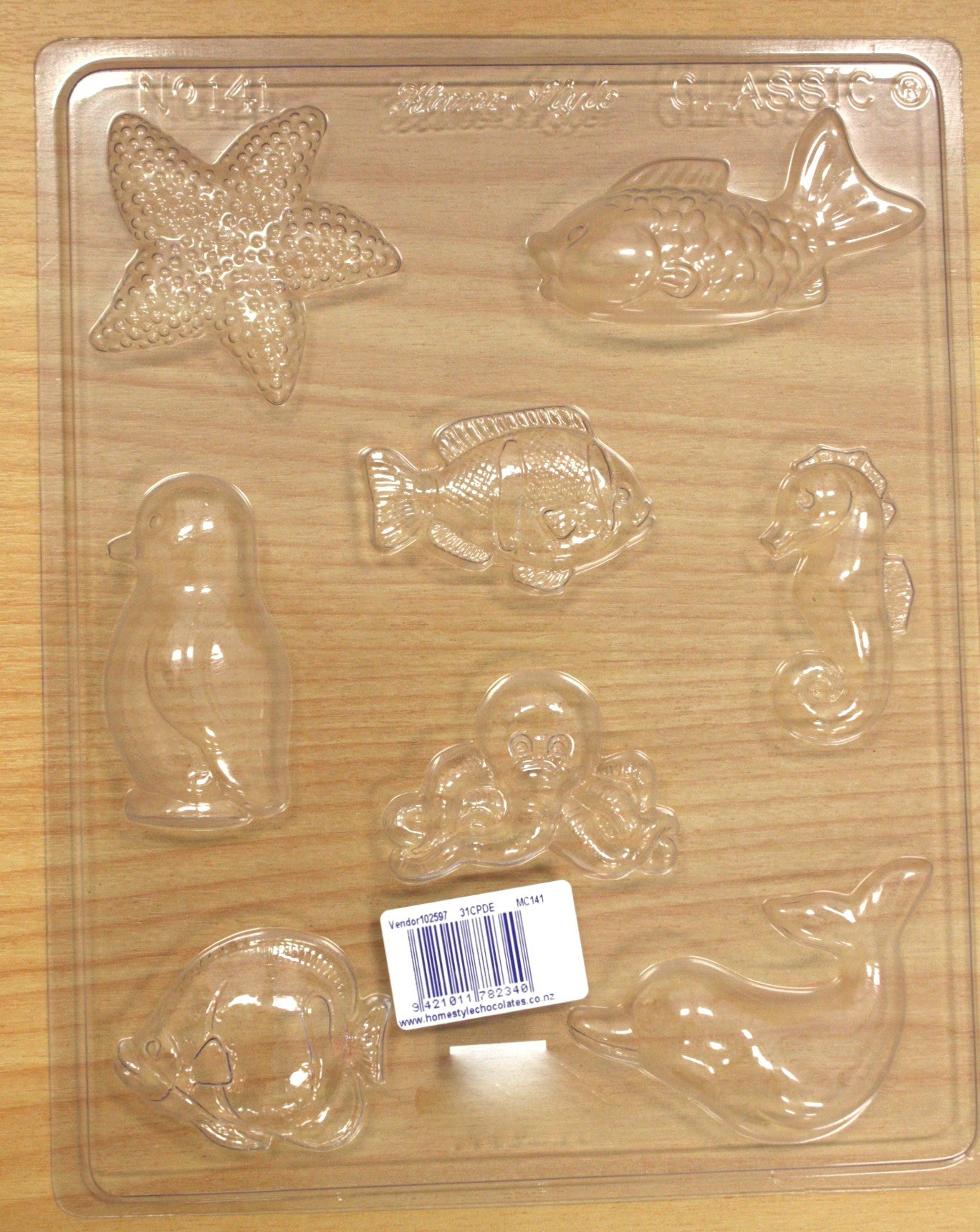 Chocolate Mould- Sea Creatures 141 , chocolate mould