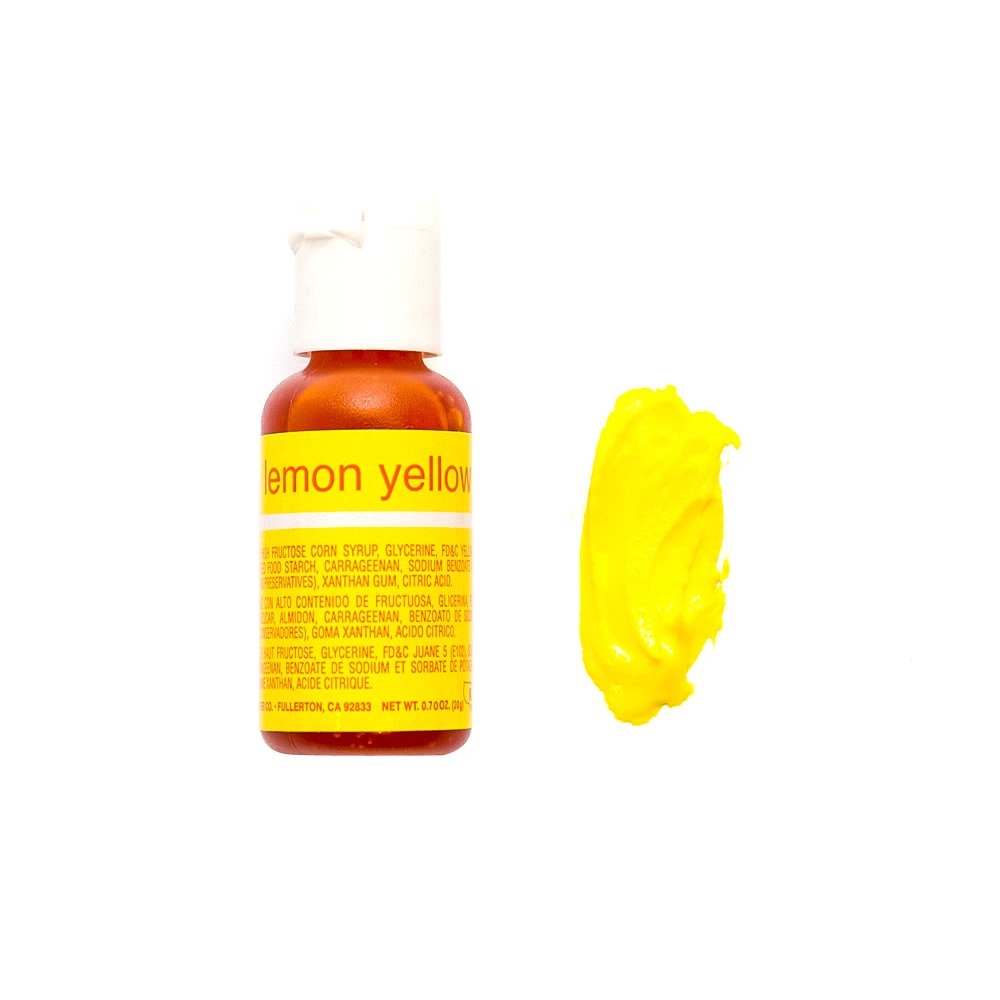 Liqua-Gel Colour- Lemon Yellow