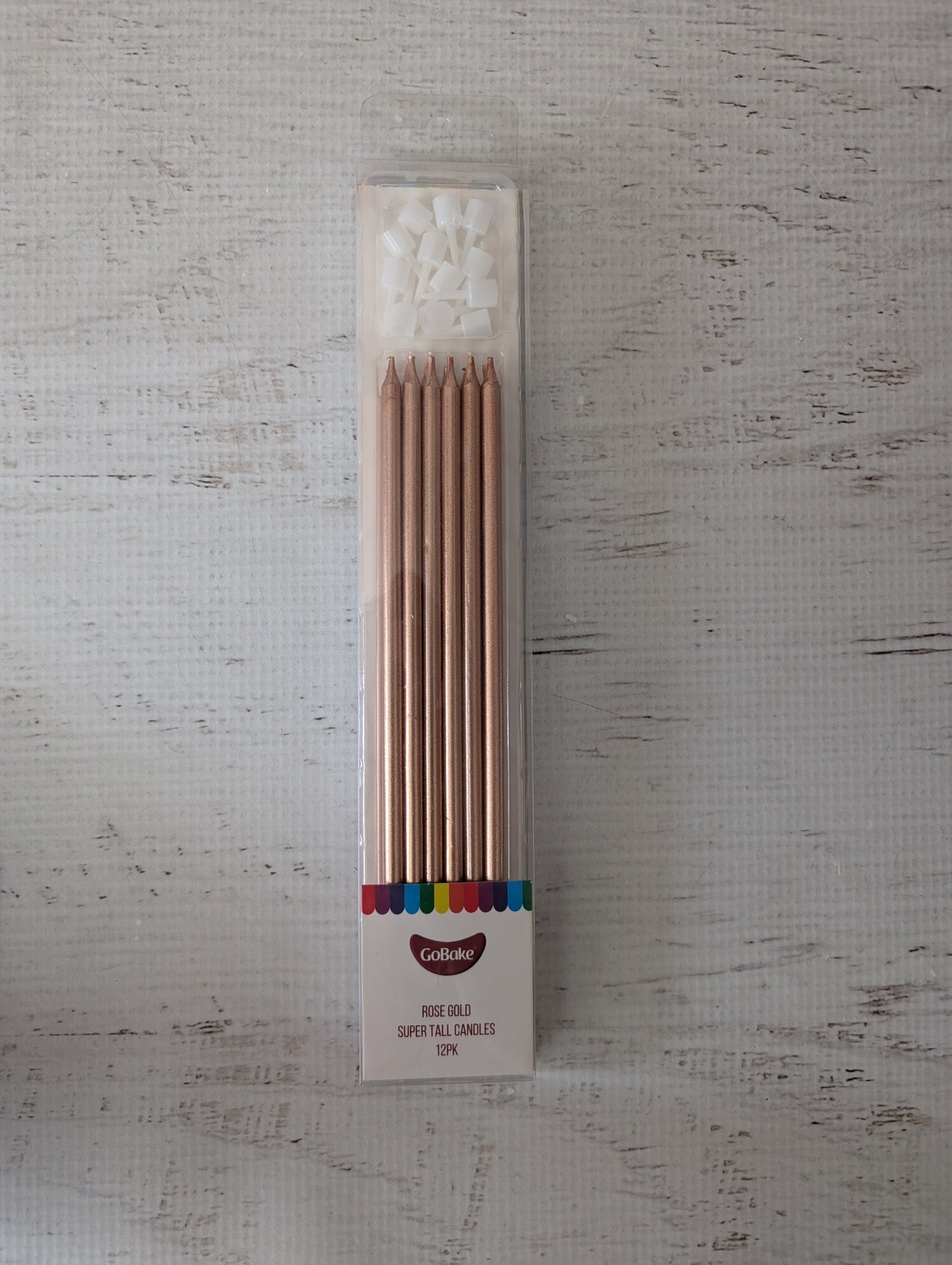 Tall Candles- Rose Gold