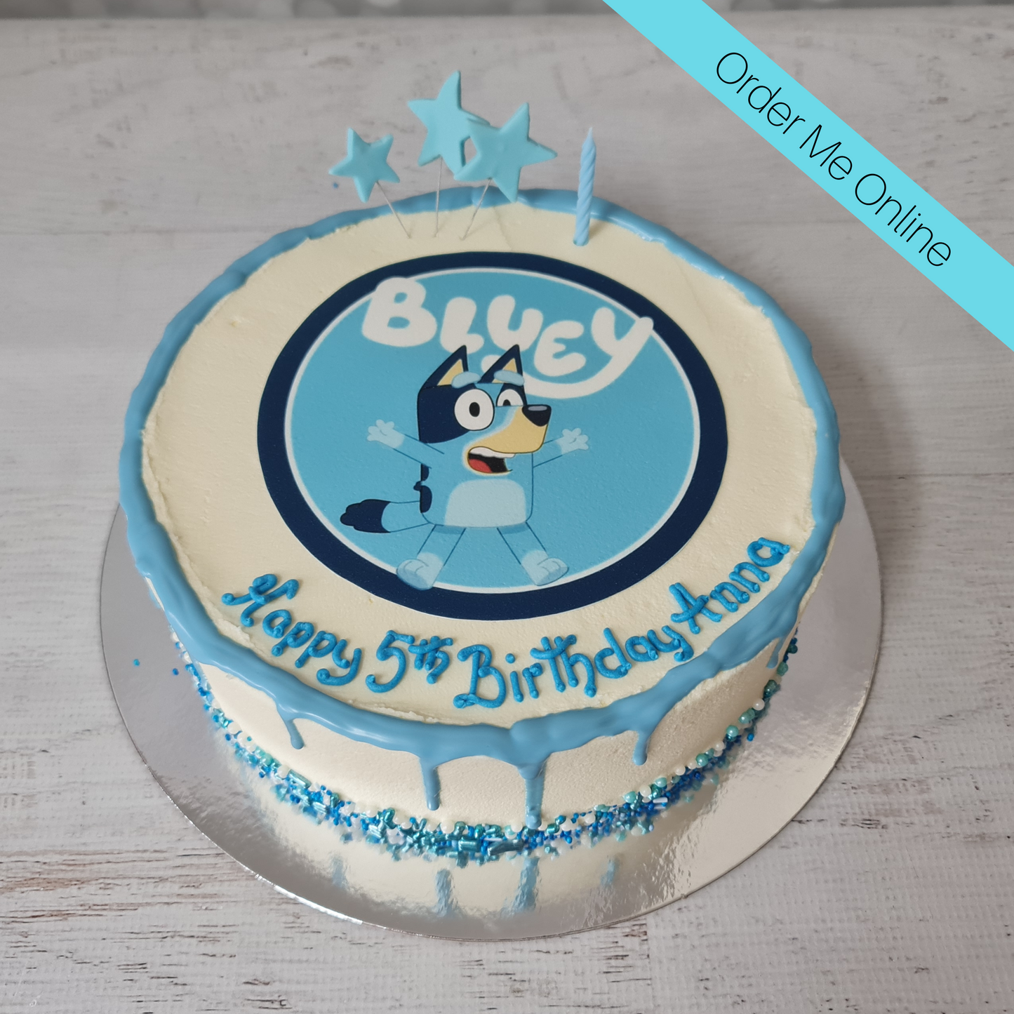 Bluey Image Cake