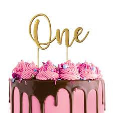 Gold Metal Topper- One