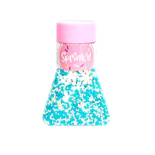 Sprink'd Blue/White Mix