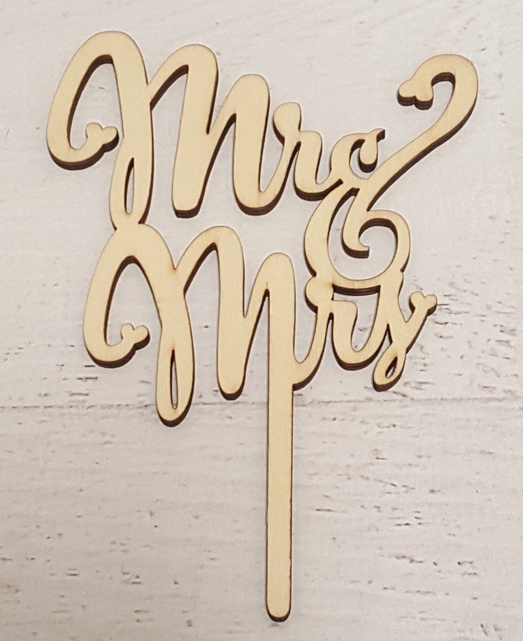 Load image into Gallery viewer, Wooden Mr &amp;amp; Mrs , Decoration
