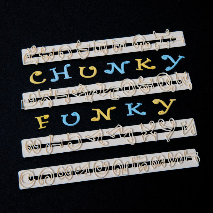 Chunky Funky Letter Set , Cutters