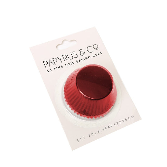 P&C Foil Cupcake Cases- Red
