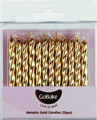 GB Twist Candles- Gold , Candle