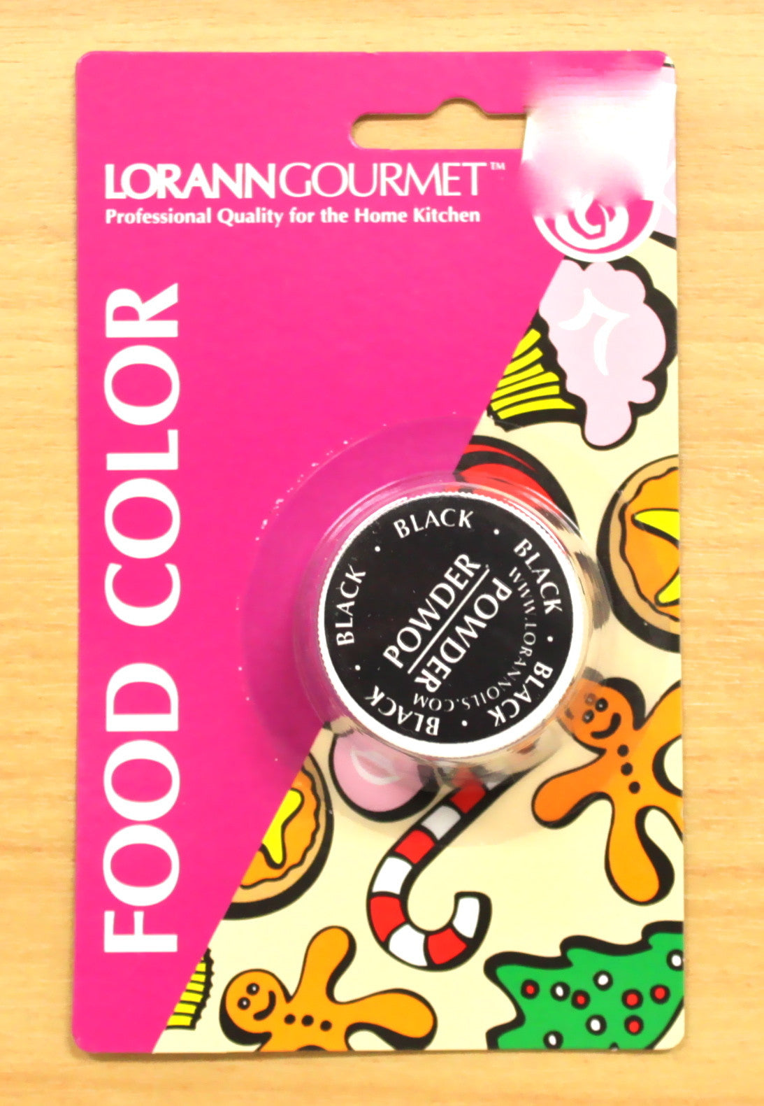 Lorann Food Colour Powder- Black , food colour