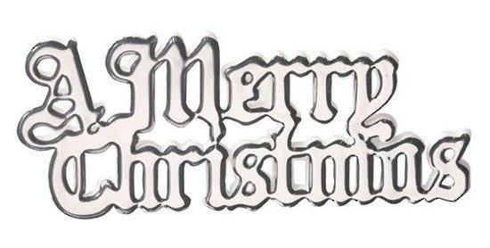 A Merry Christmas- Silver , Motto