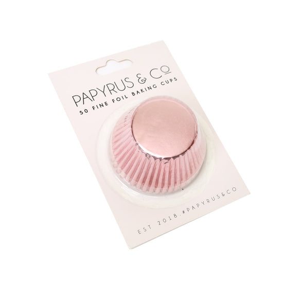 P&C Foil Cupcake Cases- Pastel Pink