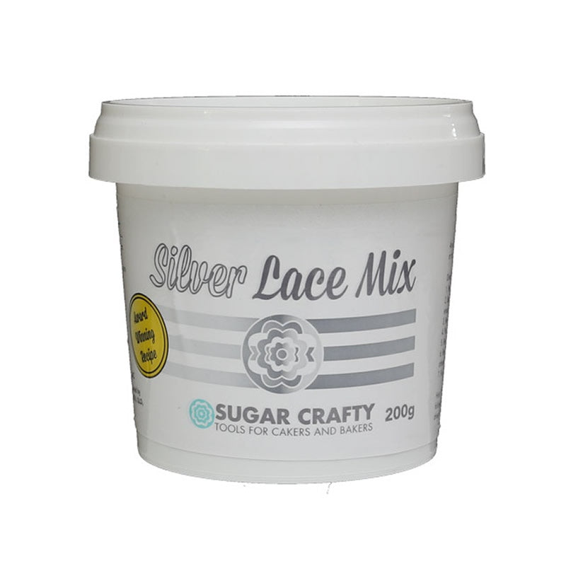 Sugar Crafty Lace Mix- Silver , cake lace