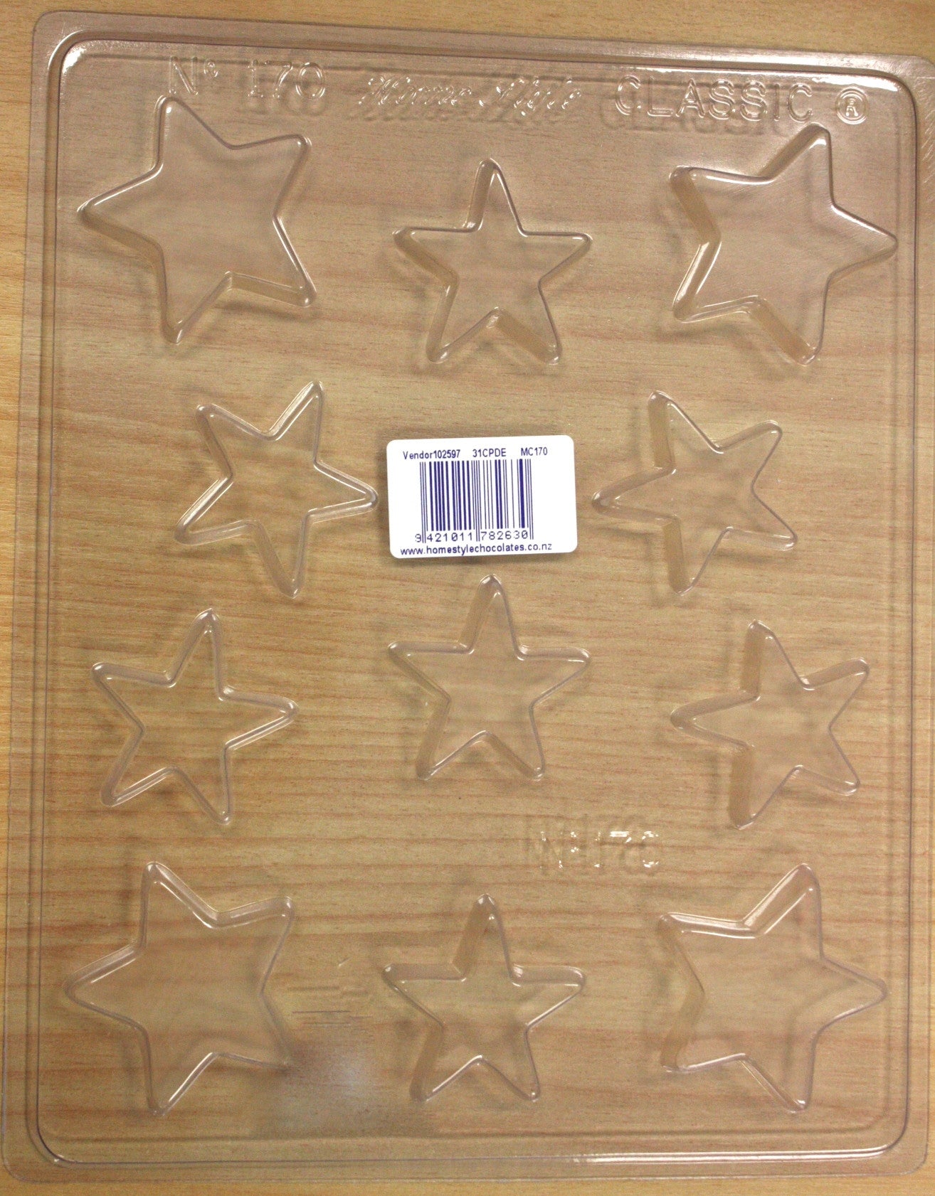 Load image into Gallery viewer, Chocolate Mould- Stars- 170 , chocolate mould
