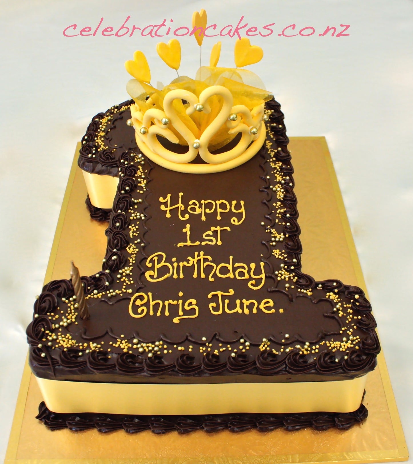 Crown Number , cake