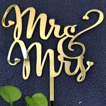Mr & Mrs Topper- Gold Mirror