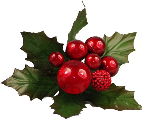 Load image into Gallery viewer, Metallic Berries &amp;amp; Leaves , Decoration
