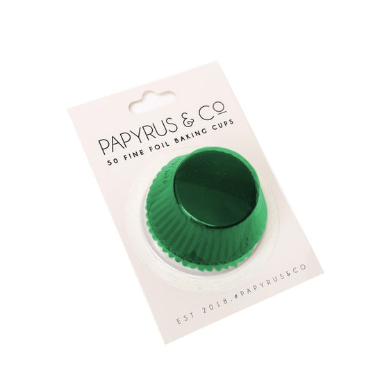 P&C Foil Cupcake Cases- Green