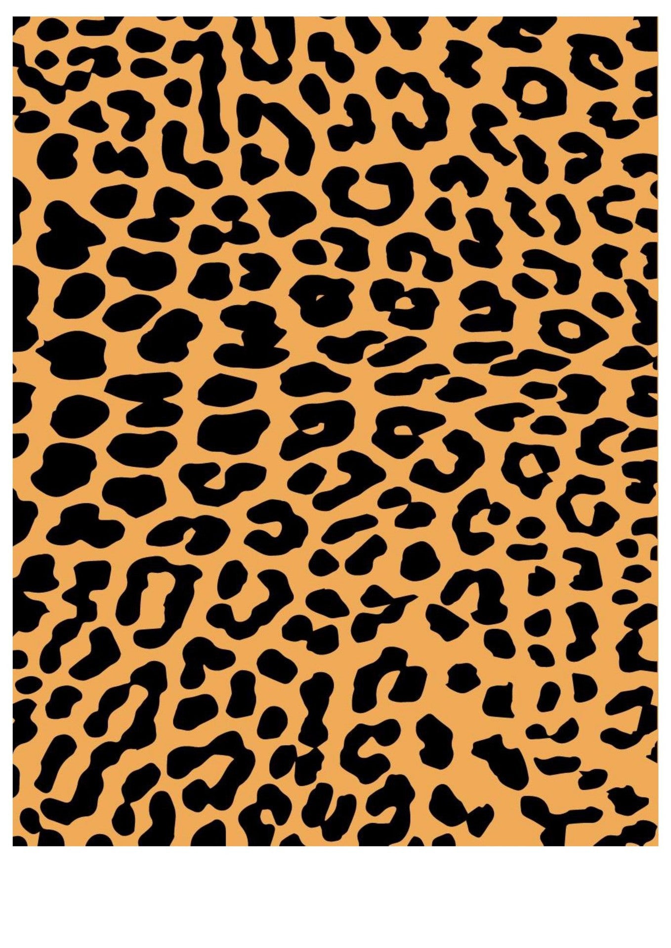 Edible Image- Leopard Page , Edible Image