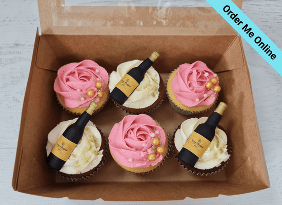 Cupcakes- Champagne Bottles