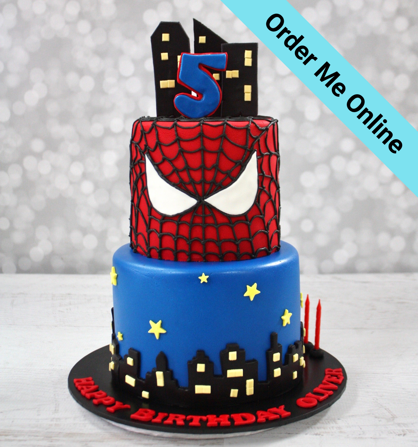 Spiderman Cake with Photo 1