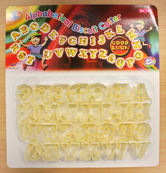 Plastic Alphabet Cutters , Cutters