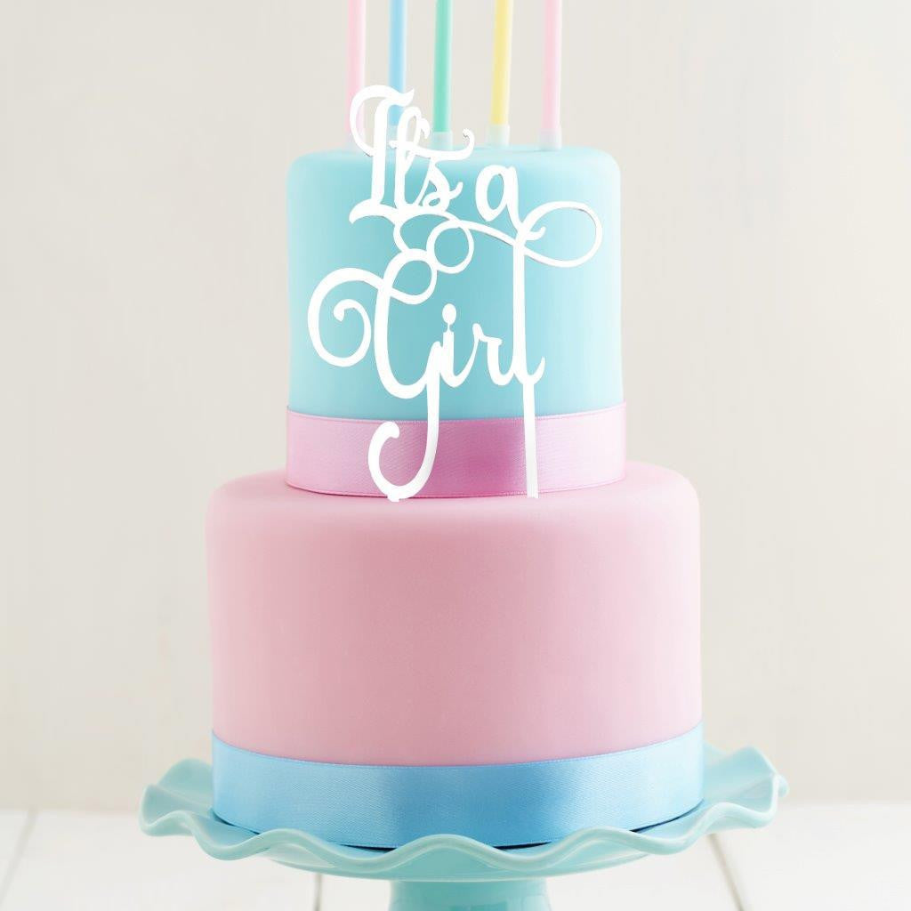 "it's A Girl" Topper , Decoration