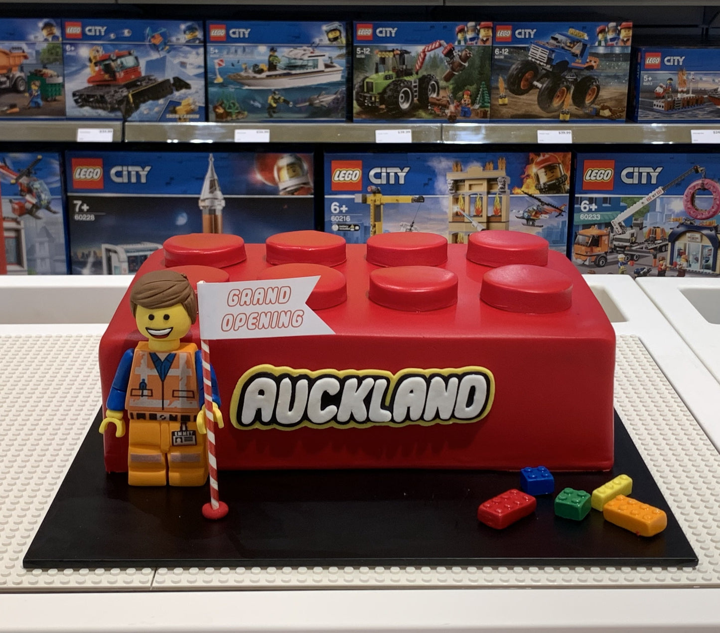 Lego Store Opening Cake & Cupcakes