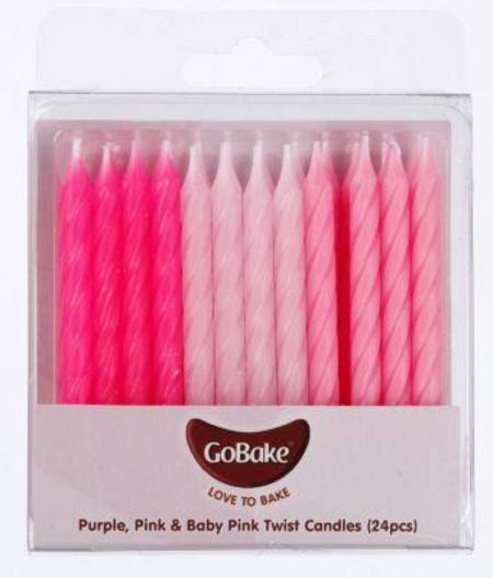 Multi Pack Candles- Pinks