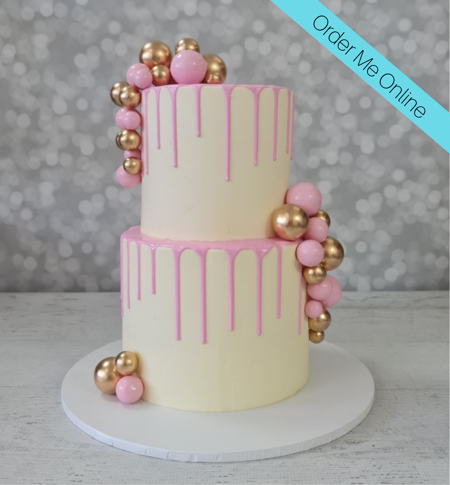 Load image into Gallery viewer, Pink &amp;amp; Gold Bubbles
