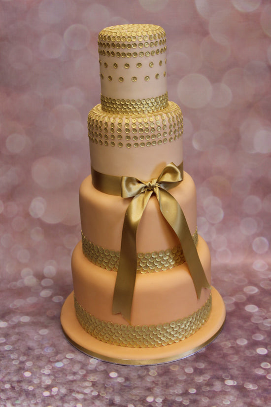 Sugar Crafty- Cake Lace - Gold , cake lace