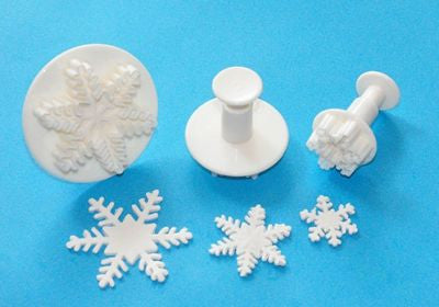 Snowflake Plunger Cutter Set , Cutters