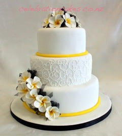 Yellow Frangipani , cake